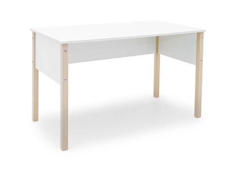 Стол письменный Svogen бежево-белый