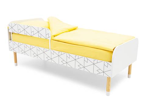 Кровать Stumpa Классика с бортиком рисунок Холмы