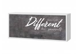 Шкаф настенный 850 Оливер Камень темный