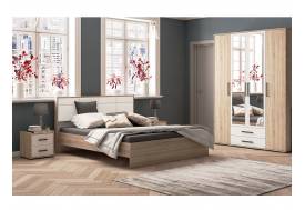 Спальня Соната дуб сонома/белый