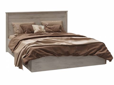 Кровать София СКР-1 1600 с ортопедом Дуб крафт белый