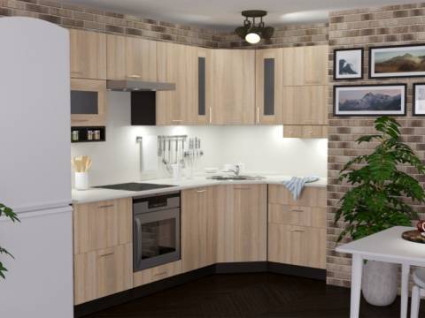 Кухонный гарнитур Симона гранд оптима 2600х1500 мм