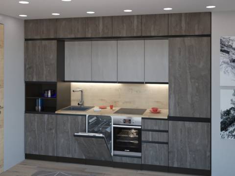 Кухонный гарнитур Симфония люкс 3000 мм