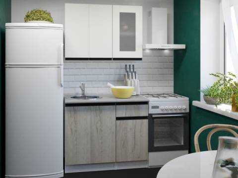 Кухонный гарнитур Паола мини 1000 мм