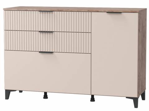 Комод с 1 дверкой и 3 ящиками Тоскана