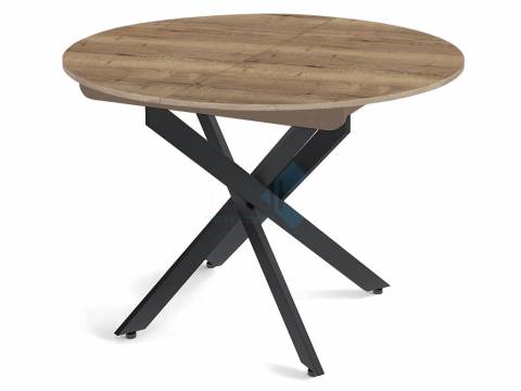 Стол Dikline RDB 100 опоры R90 Дуб Галифакс