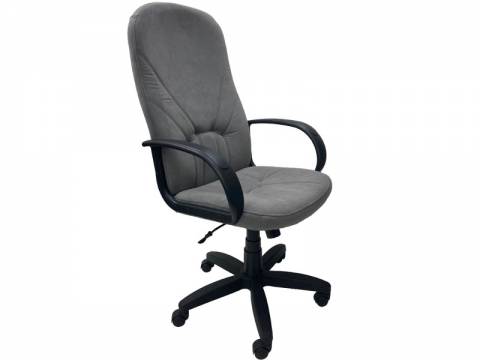 Офисное кресло Менеджер Велюр серый