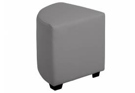 Пуф детский Марио 1/4 серый