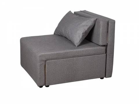 Кресло-кровать Милена велюр серый