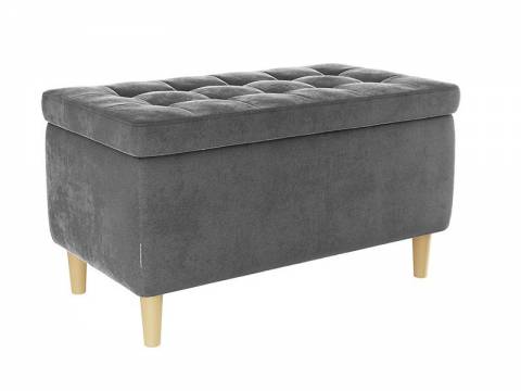 Пуф Чарли 2 велюр графит