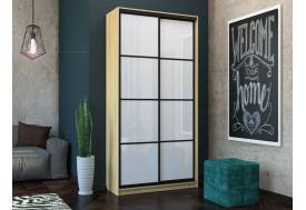 Шкаф-купе Лофт Шк12-47 1200 фасад МДФ белый глянец 3г