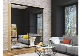 Шкаф-купе Лофт Шк20-47 2000 глубина 470 фасад зеркало 3г