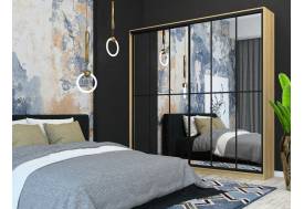 Шкаф-купе Лофт Шк24-60 2400 глубина 600 фасад зеркало +