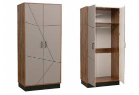 Шкаф для одежды 54.03 Гамма фасад грей