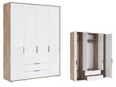 Шкаф четырехдверный Николь мод.8