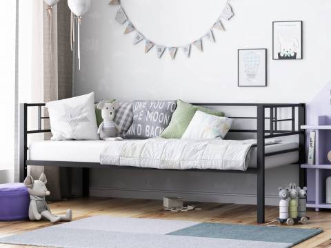 Кровать металлическая Лорка Черный