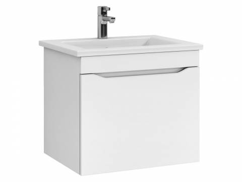 Тумба Grani 600-0-1 Элина подвесная белая