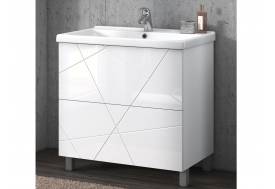 Тумбы Geometry 2-700 Фостер белый