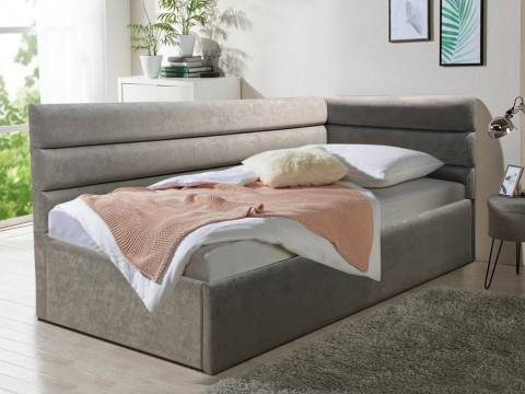 Кровать подростковая левая 900 Фрейм Модерн с подъемом