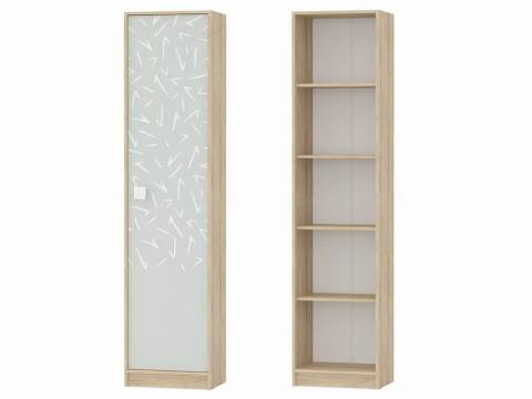 Шкаф пенал с полками Микки 6-9427