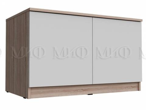 Антресоль-тумба универсальная Челси Белый, дуб сонома