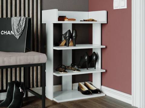 Обувница Лофт №1 Белый