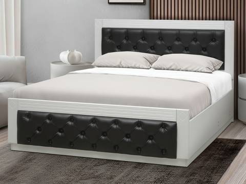 Кровать Венеция 13.1 1600 с подъемным механизмом кожзам венге