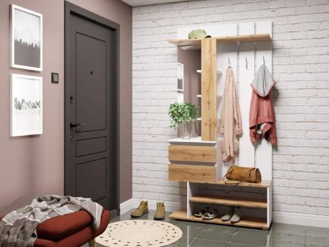 Прихожая Парус белый/вотан