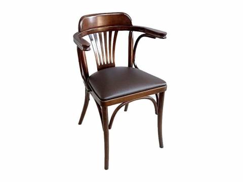 Стул Венера с мягкой подушкой темный орех