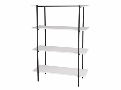 Стеллаж Атлантик 1275 белый