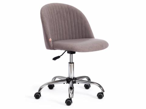 Кресло офисное Melody велюр светло-серый
