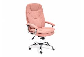 Кресло офисное Softy lux флок розовый