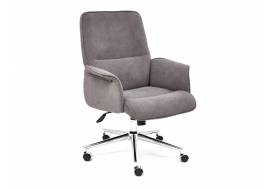 Кресло офисное York флок серый