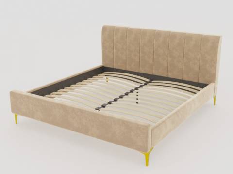 Кровать Рошаль 1400 бежевый