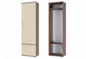 Шкаф платяной Ника ШП600 Ясень Шимо темный-светлый