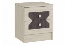 Тумба прикроватная Николь ясень шимо-лиственница темная