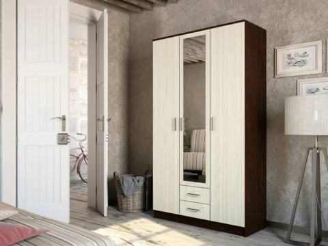 Шкаф Трио венге-лоредо