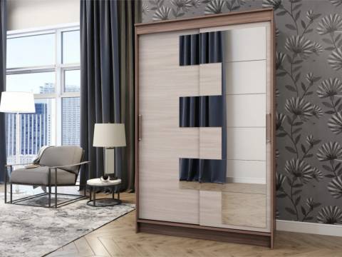 Шкаф купе Элегант 3 Ясень Шимо