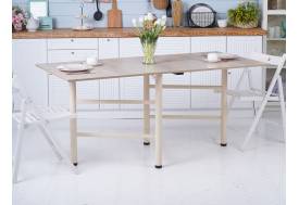 Стол-книжка Frenesie опоры металлические Дуб сонома