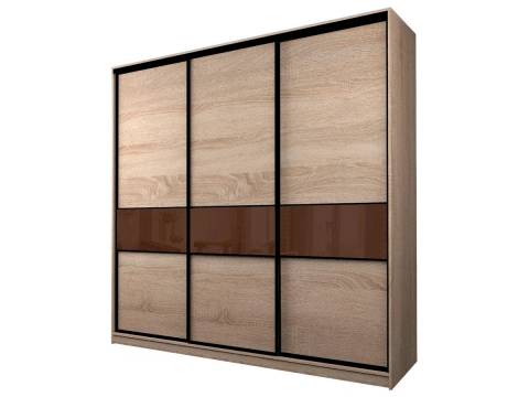 Шкаф-купе Max МШ-23-6-27/2-999 пленка Oracal шоколад