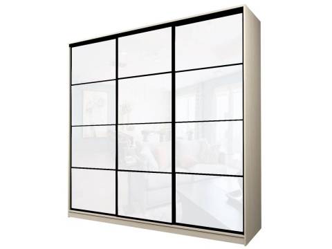 Шкаф-купе Max МШ-27-6-27/2-222 пленка Oracal белая