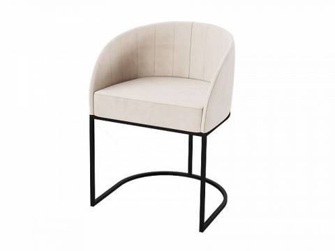 Стул Каталано бежевый/черный