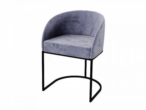 Стул Каталано голубой/черный