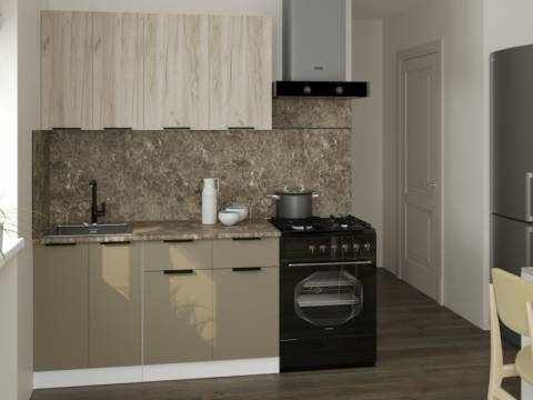 Кухонный гарнитур Альба медиум 1400 мм