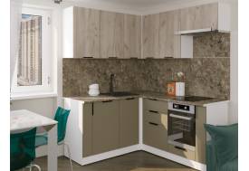 Кухонный гарнитур Альба мега прайм 2 1600х1700 мм (ПМ+СДШ)