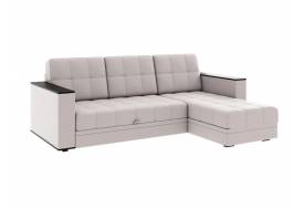 Диван угловой Атлант без столика велюр Neo 4 бежевый