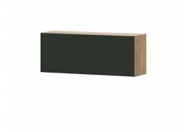 Шкаф навесной Милан Дуб Золотой/Олива Софт