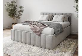 Кровать 1600 Лана серый велюр