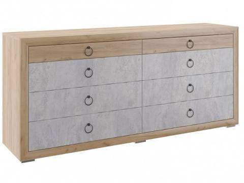 Комод большой Глэдис М27 Дуб золото