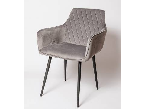 Кресло ОКС 555 серый вельвет